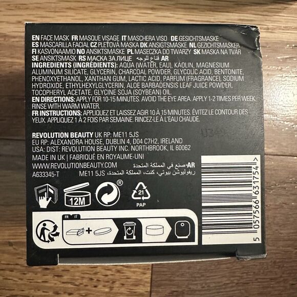 Revolution Skin Charcoal Face Mask BUNDLE, 3 included, each 1.69fl oz. - Picture 6 of 10